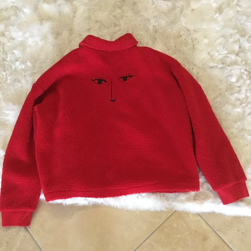 Lazy Oaf Embroidered Jacket Size L Oversized New Unisex